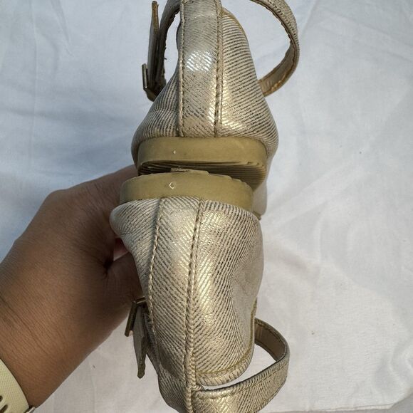 Rachel Zoe Girls Sweater Dress Size 5 & Sugar Gold Flats Shoes 11 Bundle Holiday - Picture 15 of 16